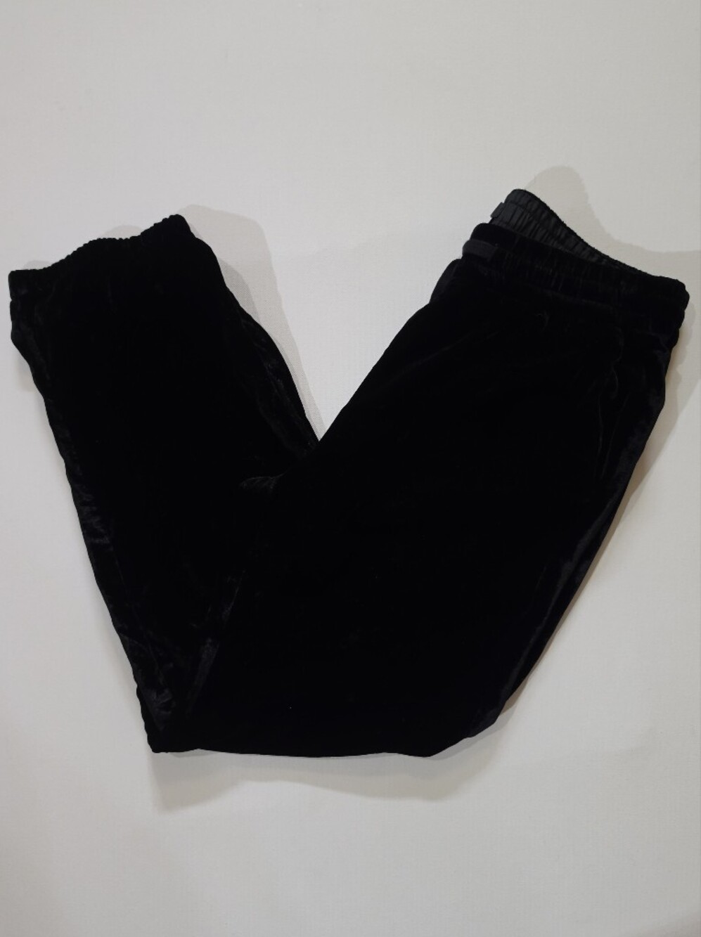 NWT J. Crew Velvet Pants Womens Size 4 Black Whimsigoth Dressy Trousers